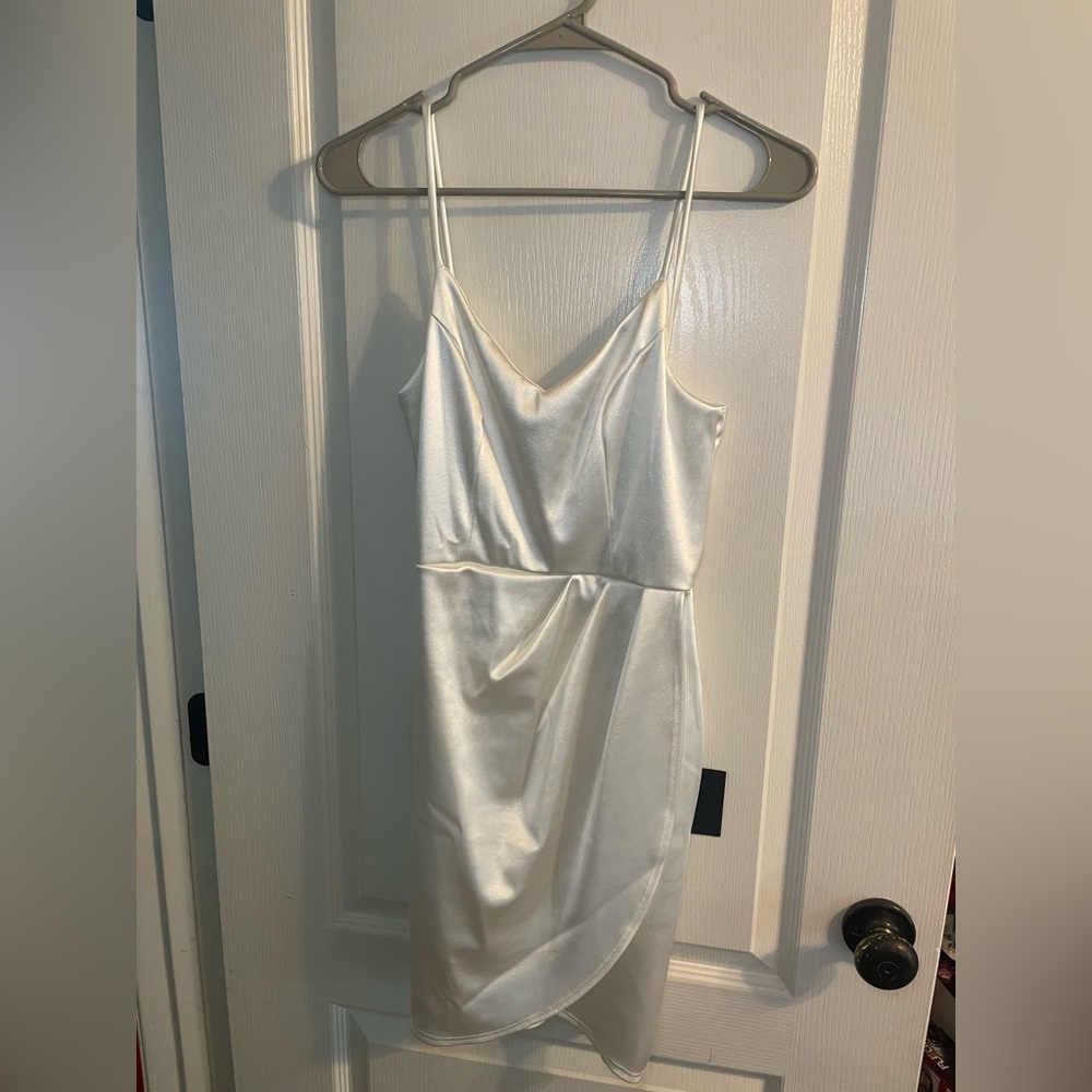 Lulus XS Satin Bodycon Dress